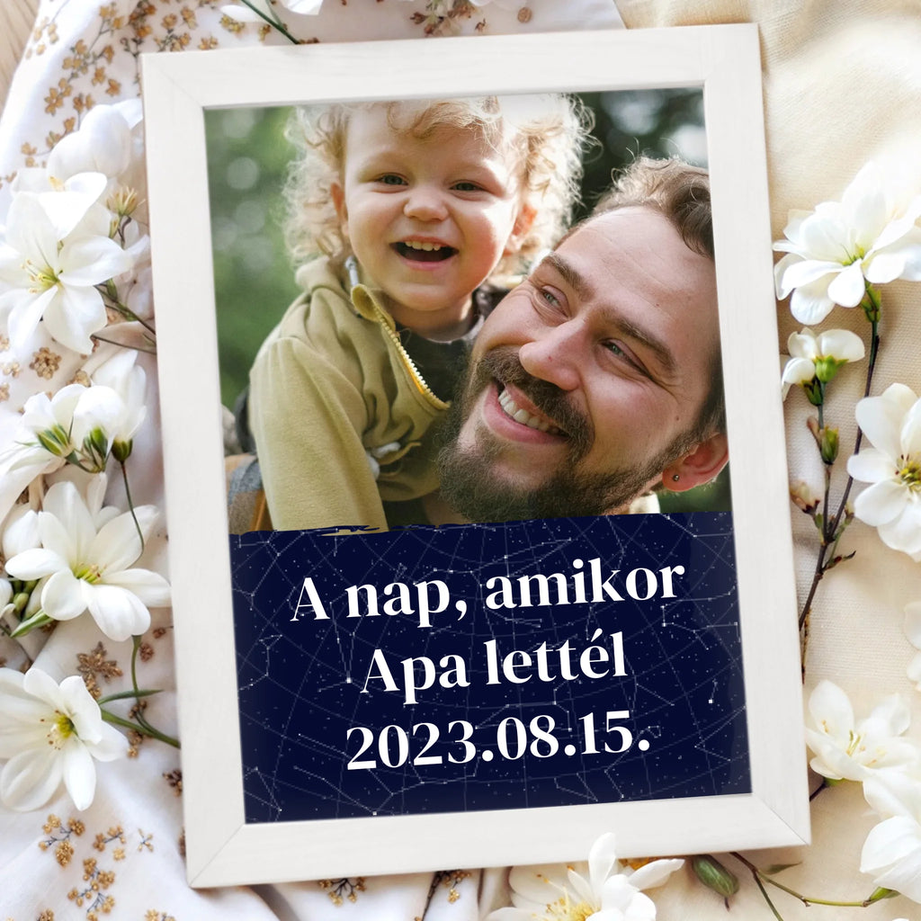 Egyedi fényképes falikép A4 méretben - Ajándékverzum