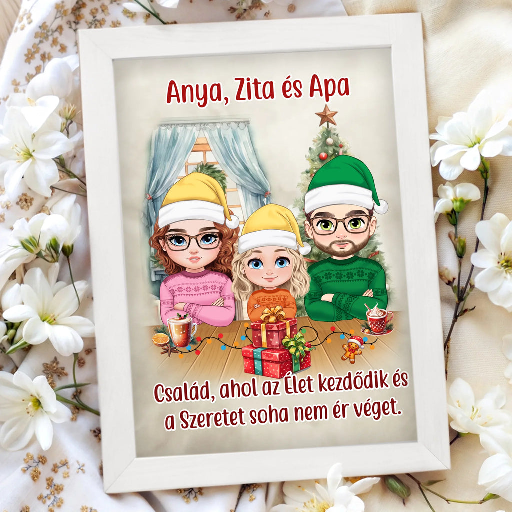 Egyedi fényképes falikép A4 méretben - Ajándékverzum