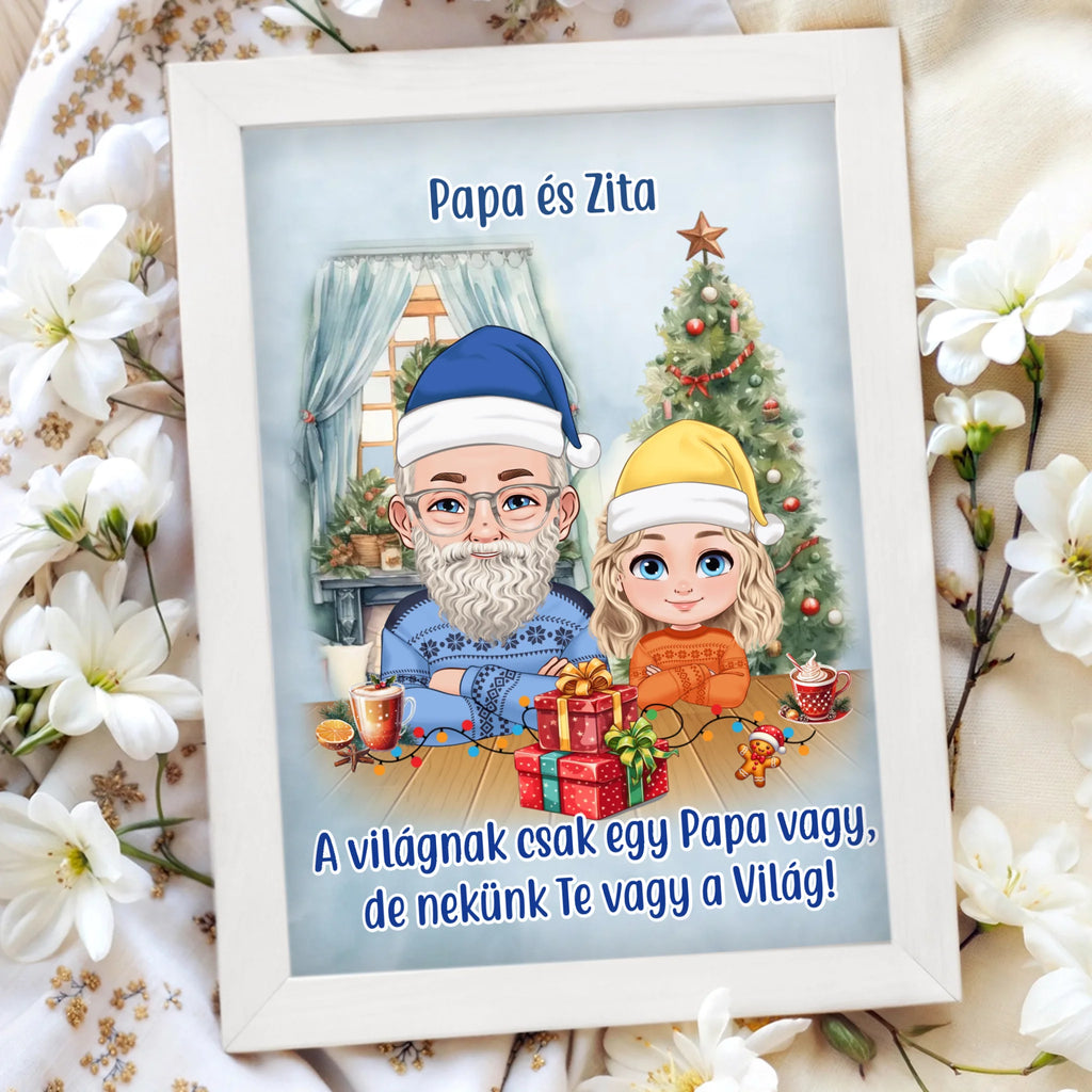 Egyedi fényképes falikép A4 méretben - Ajándékverzum