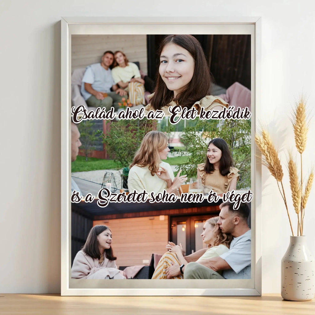 Egyedi fényképes falikép A3 méretben - Ajándékverzum