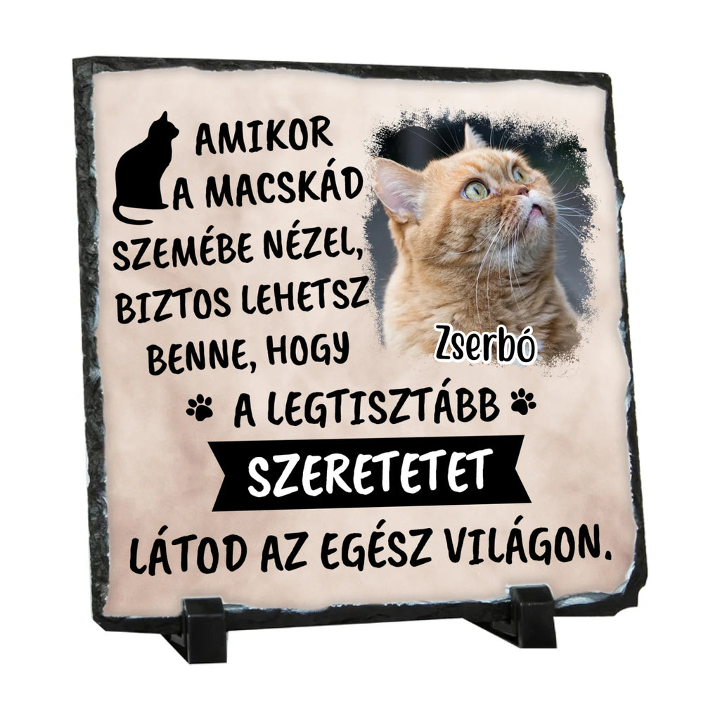 Egyedi fényképes gránitlap - Ajándékverzum