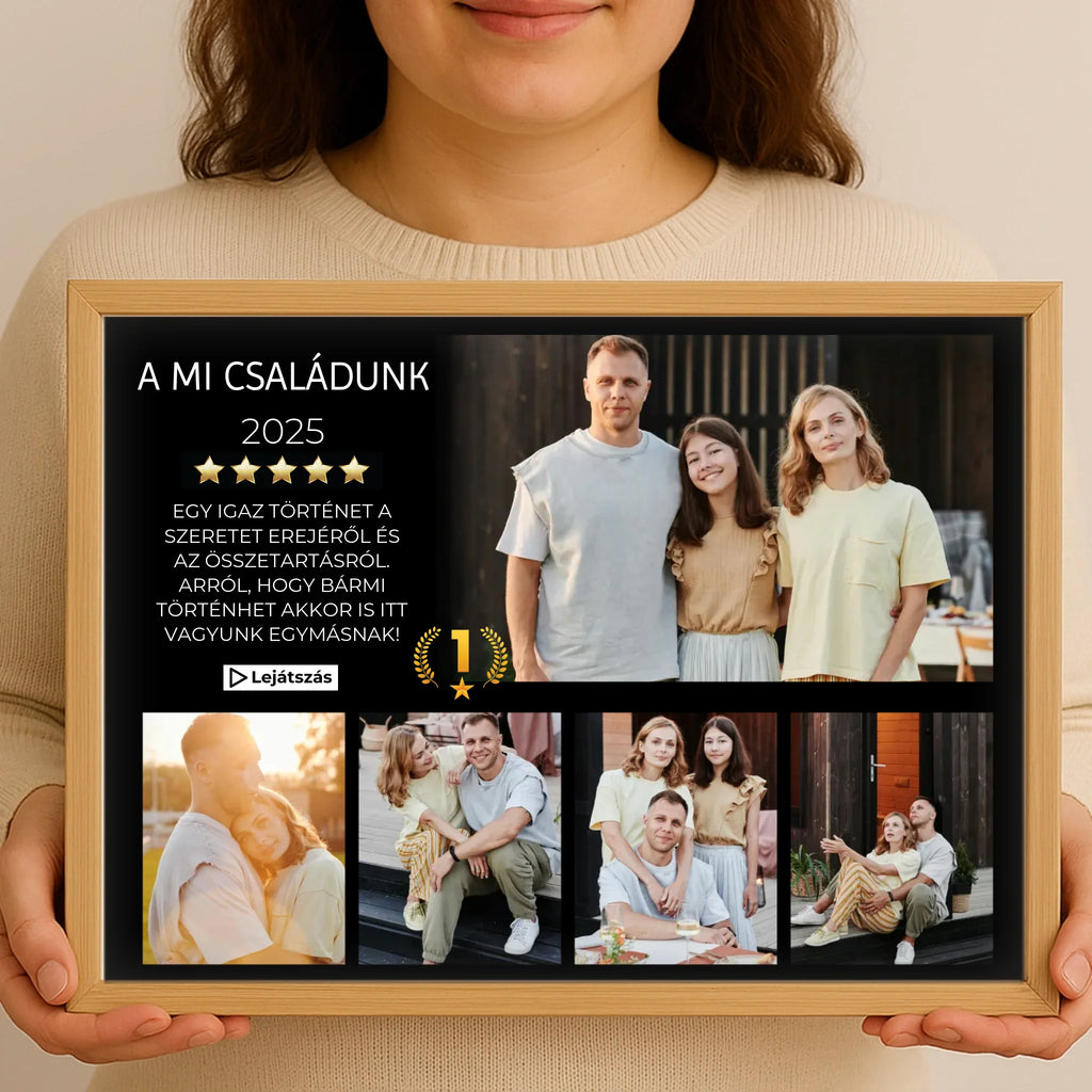 A3 saját fényképes falikép - Ajándékverzum