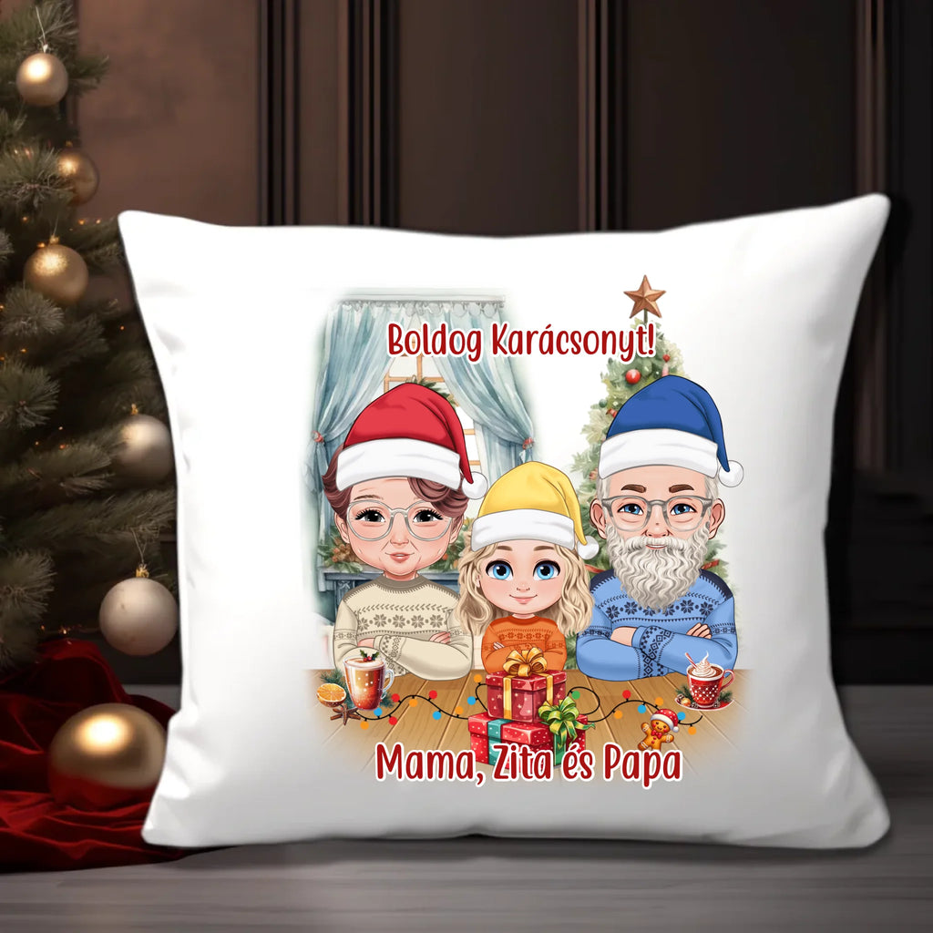 karácsonyi párna mockup