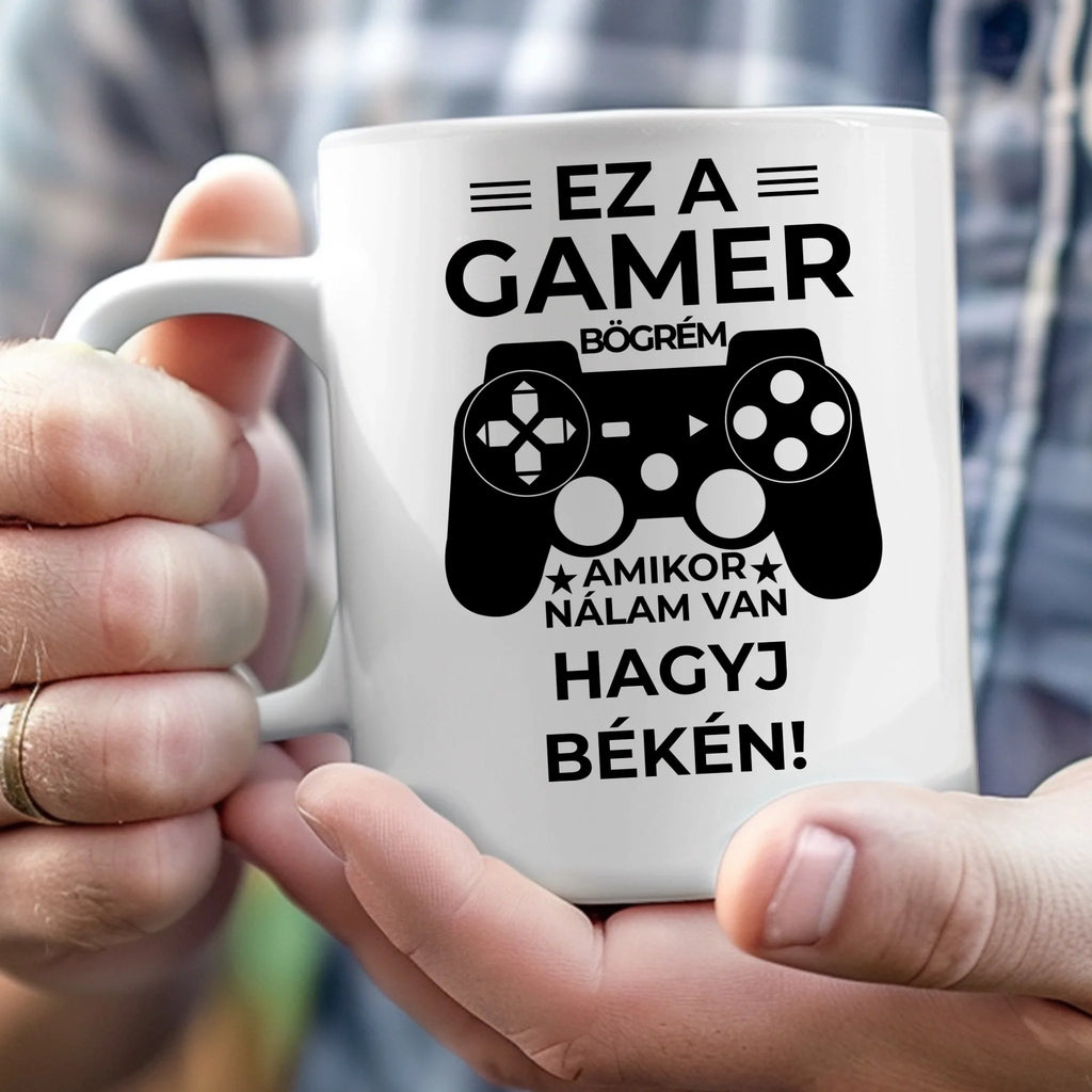 Ez a gamer bögrém személyre szabható felirattal