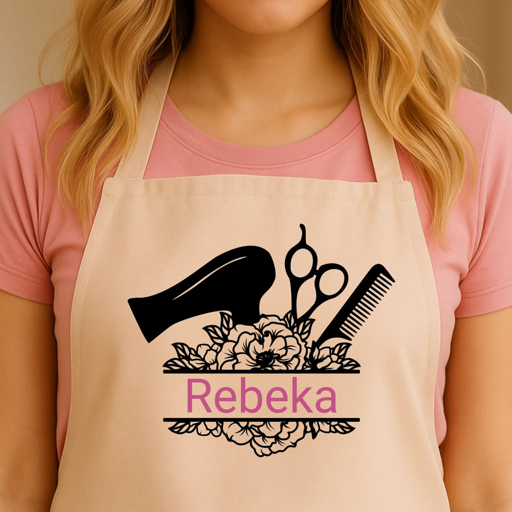 Egyedi bézs kötény - Ajándékverzum