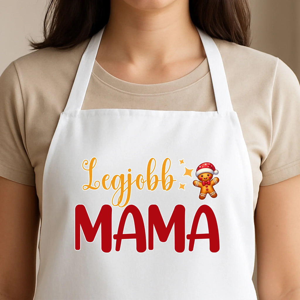 Egyedi fehér kötény - Ajándékverzum