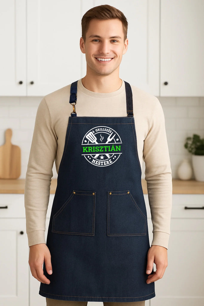 Egyedi farmerkötény - Ajándékverzum