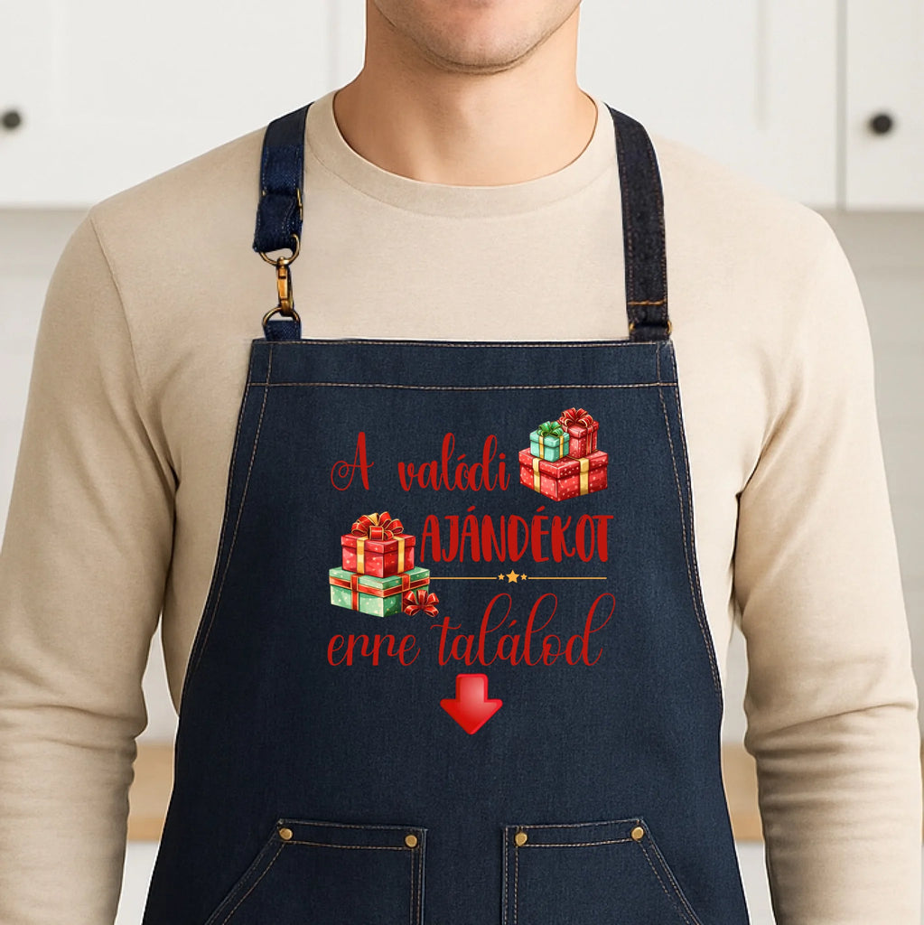 Egyedi farmer kötény - Ajándékverzum