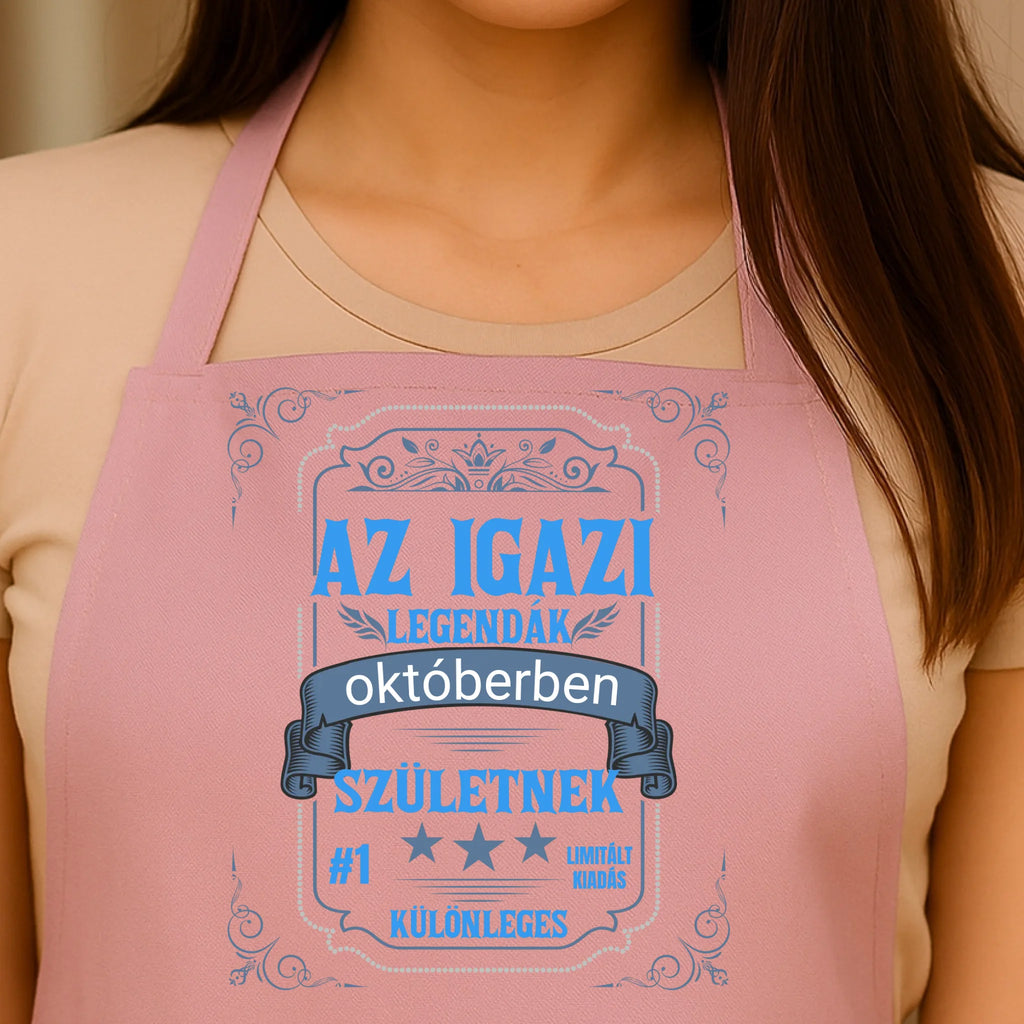 Egyedi rózsaszín kötény - Ajándékverzum