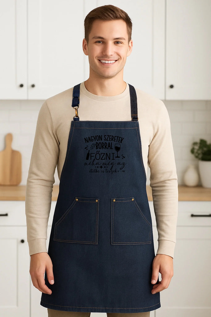 Egyedi farmerkötény - Ajándékverzum
