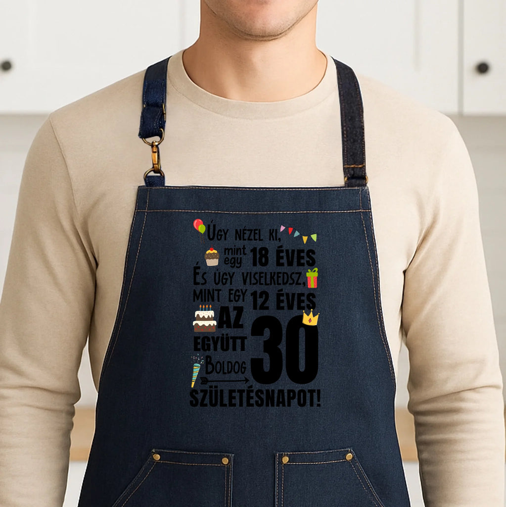 Egyedi farmer kötény - Ajándékverzum