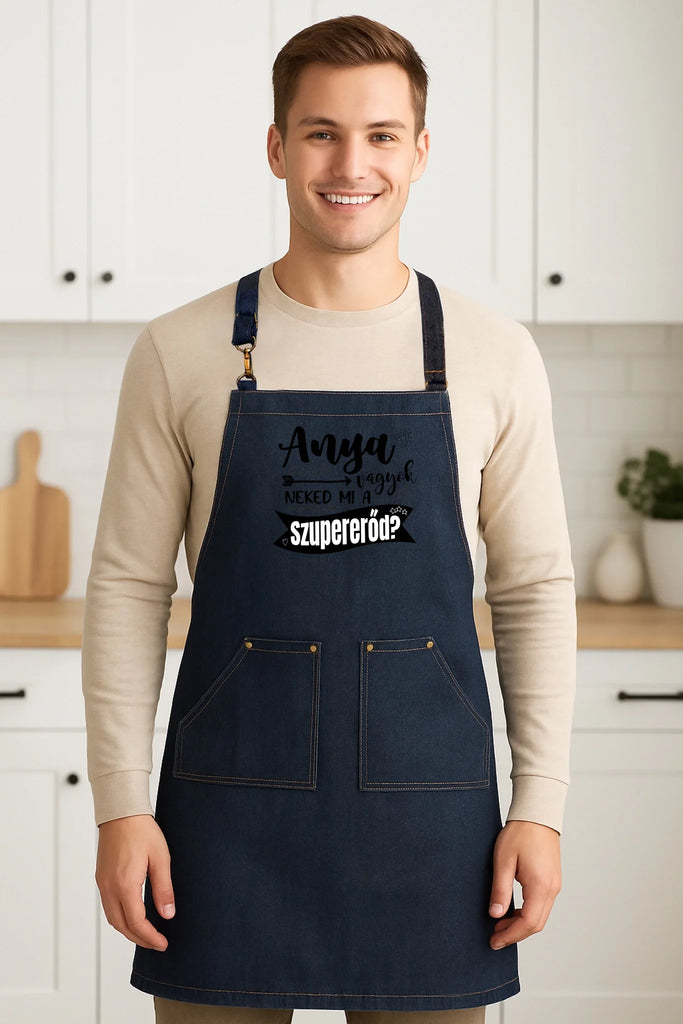 Egyedi farmerkötény - Ajándékverzum