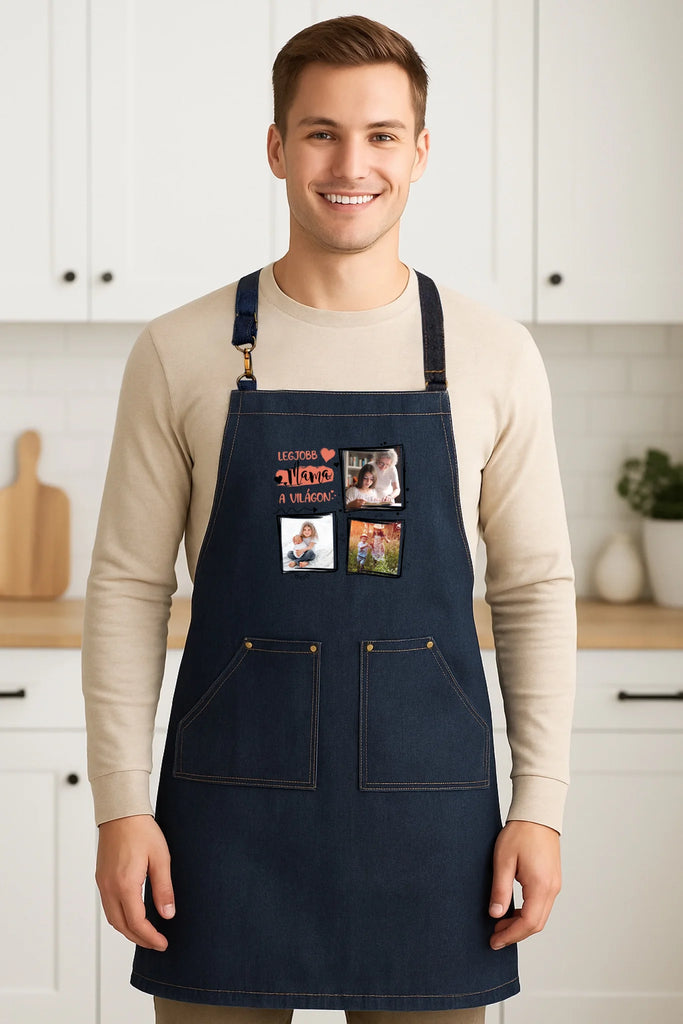 Egyedi farmerkötény - Ajándékverzum