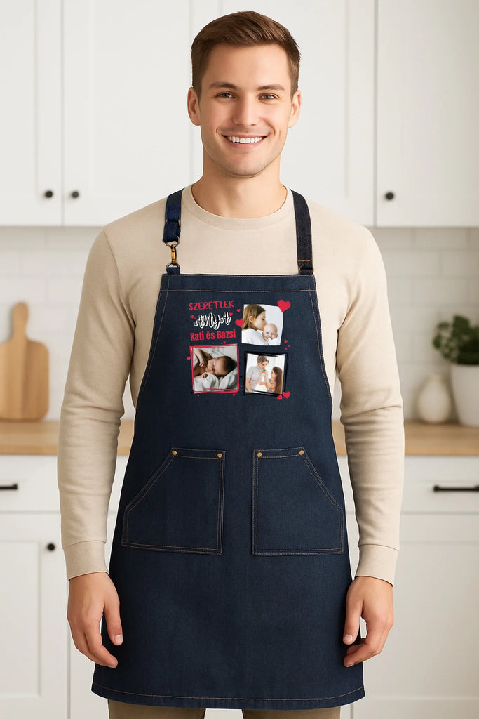 Egyedi farmerkötény - Ajándékverzum