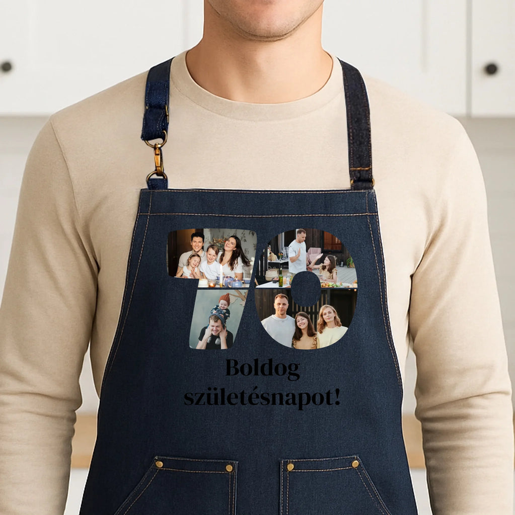 Egyedi farmer kötény - Ajándékverzum