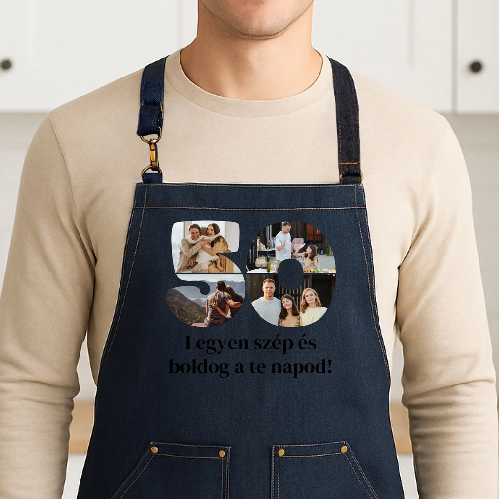 Egyedi farmer kötény - Ajándékverzum