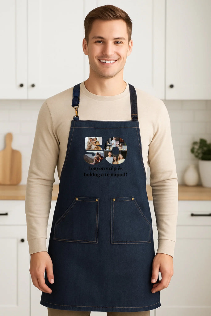 Egyedi farmerkötény - Ajándékverzum