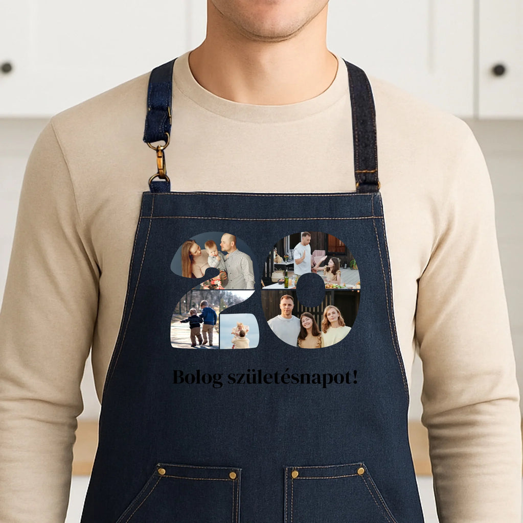 Egyedi farmer kötény - Ajándékverzum