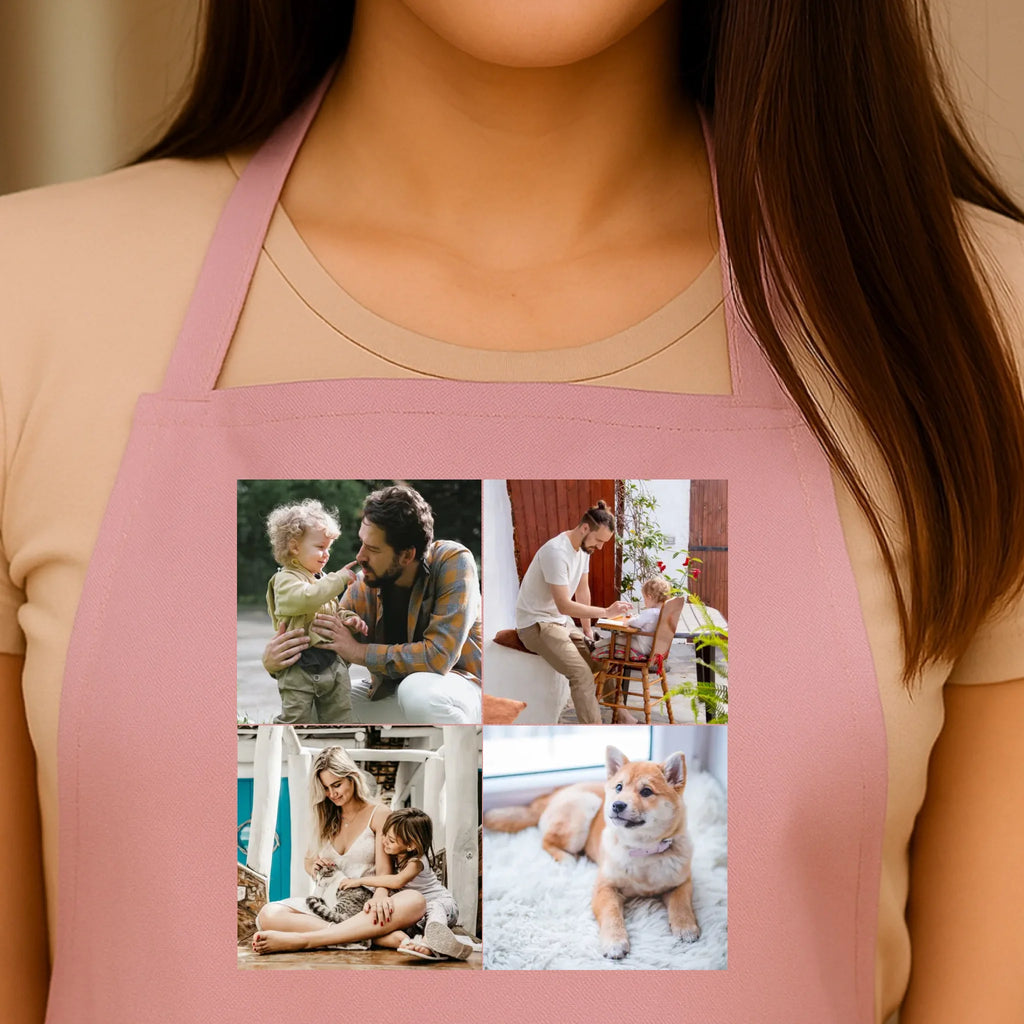 Egyedi rózsaszín kötény - Ajándékverzum