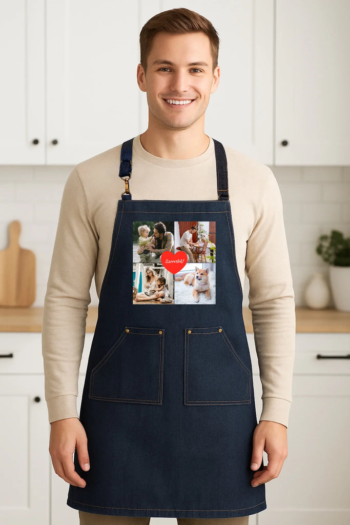 Egyedi farmerkötény - Ajándékverzum