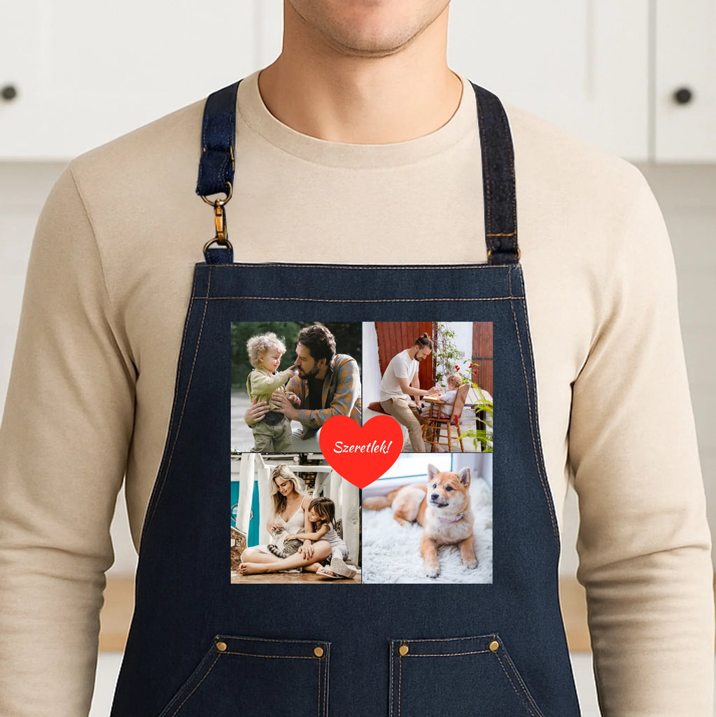 Egyedi farmer kötény - Ajándékverzum