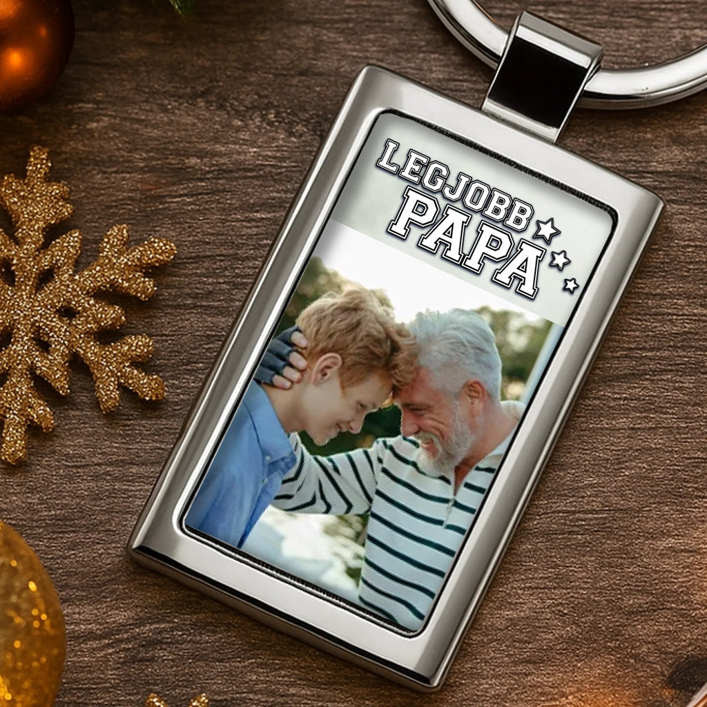 Egyedi képes fém kulcstartó - Ajándékverzum