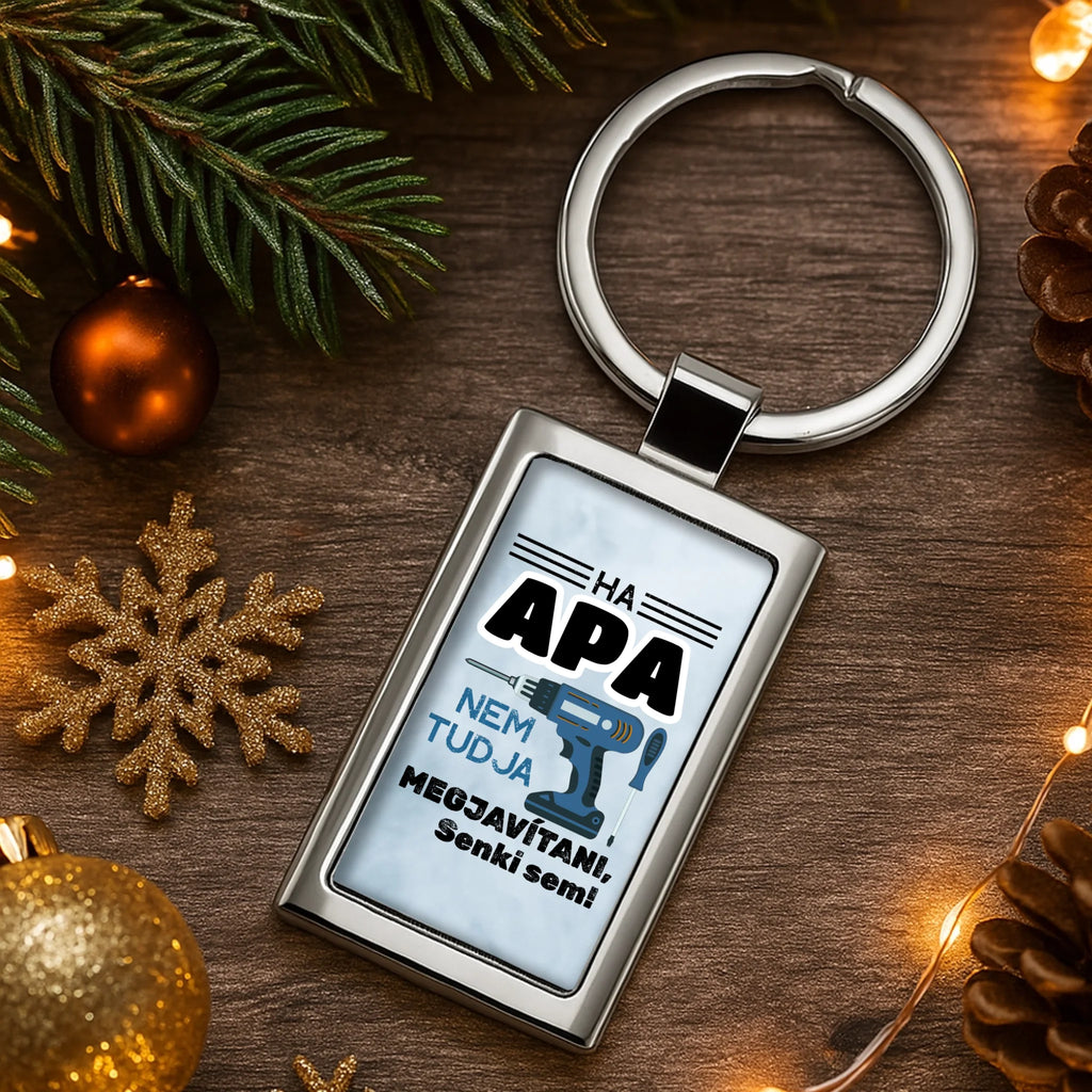 Egyedi képes fém kulcstartó - Ajándékverzum