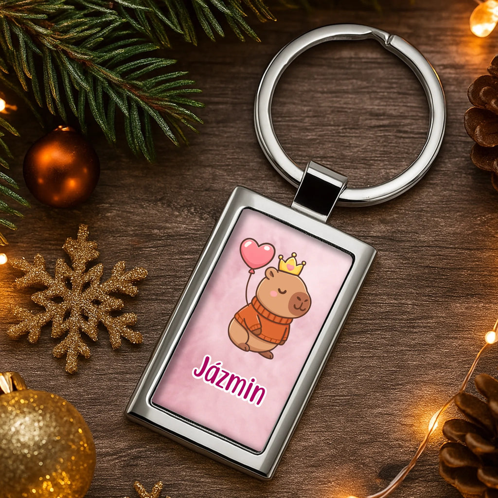 Egyedi képes fém kulcstartó - Ajándékverzum
