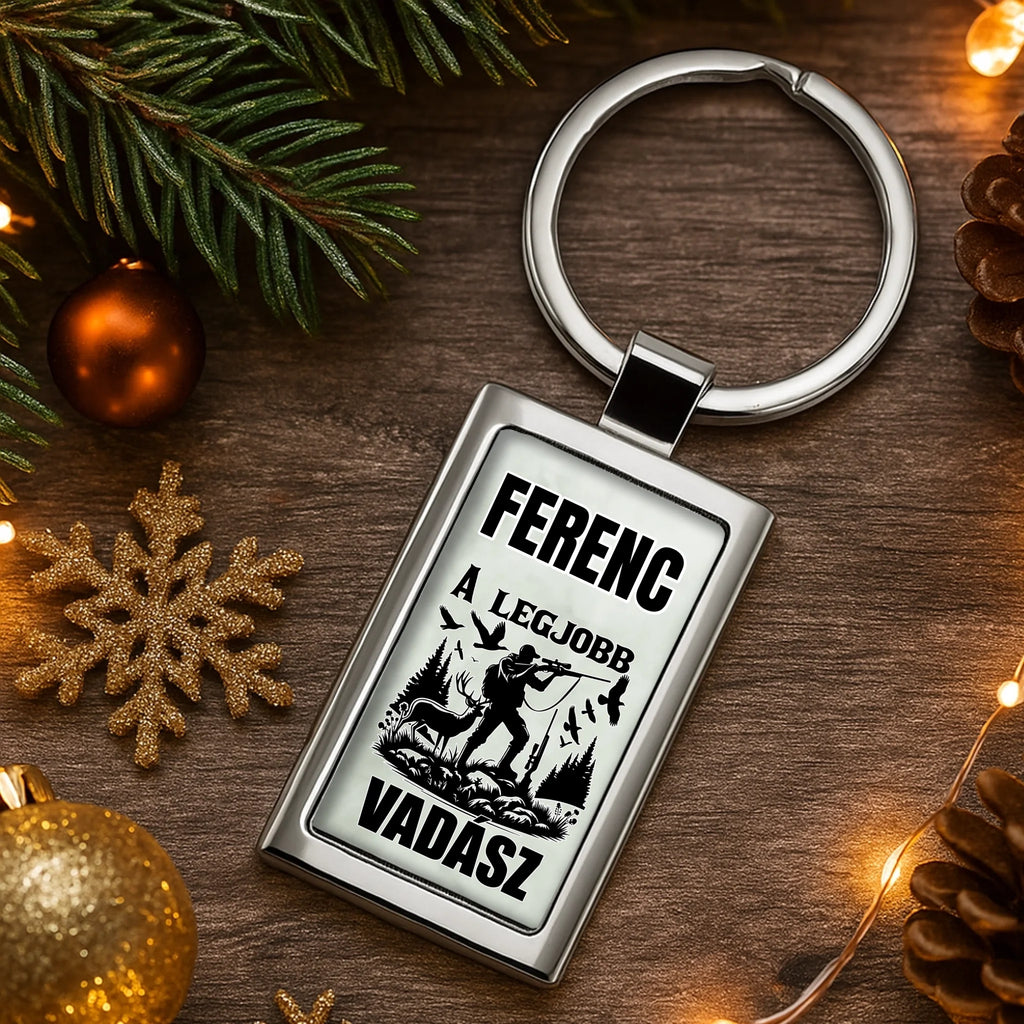 Egyedi képes fém kulcstartó - Ajándékverzum