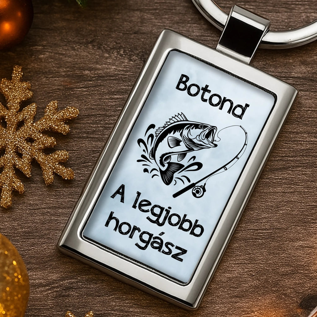 Egyedi képes fém kulcstartó - Ajándékverzum