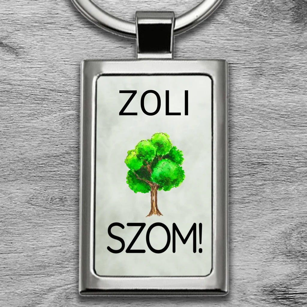 Egyedi fényképes fém kulcstartó - Ajándékverzum