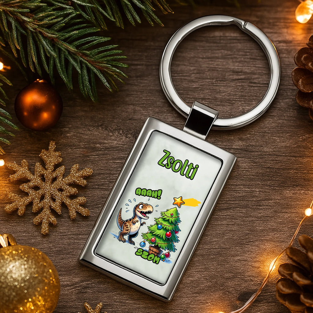 Egyedi képes fém kulcstartó - Ajándékverzum
