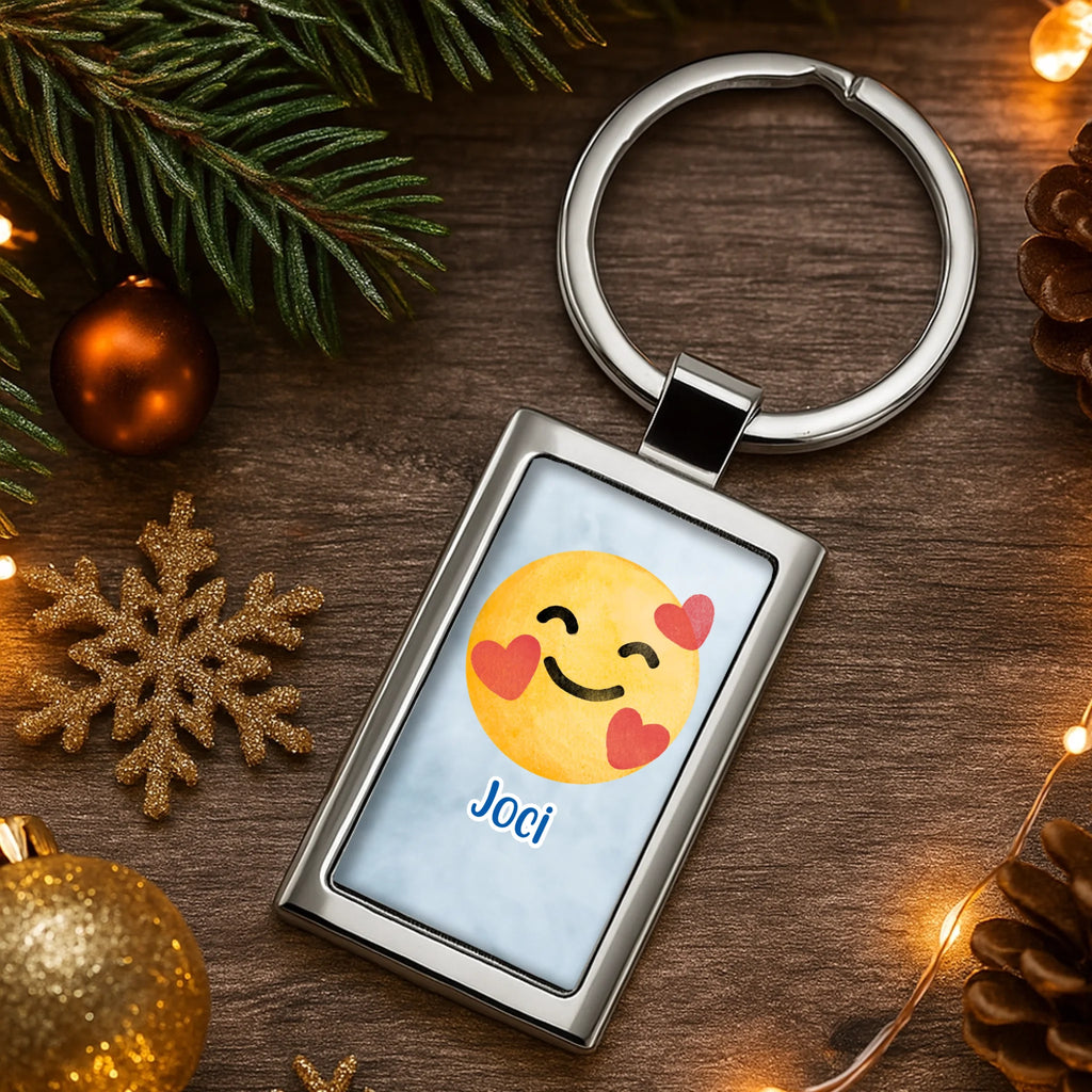 Egyedi képes fém kulcstartó - Ajándékverzum