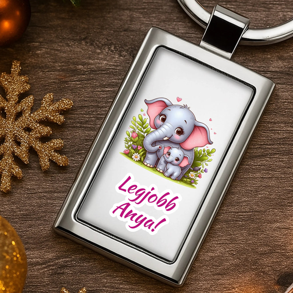 Egyedi képes fém kulcstartó - Ajándékverzum