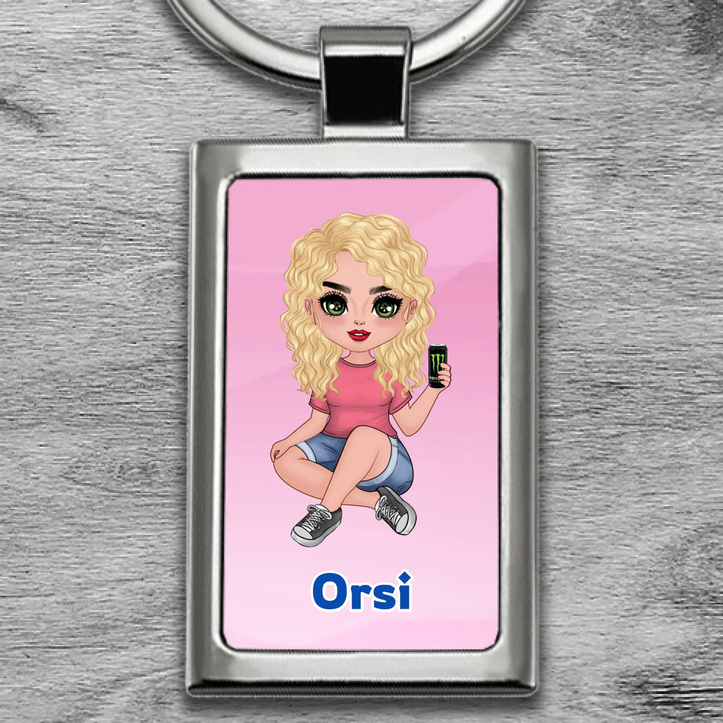 Egyedi fényképes fém kulcstartó - Ajándékverzum