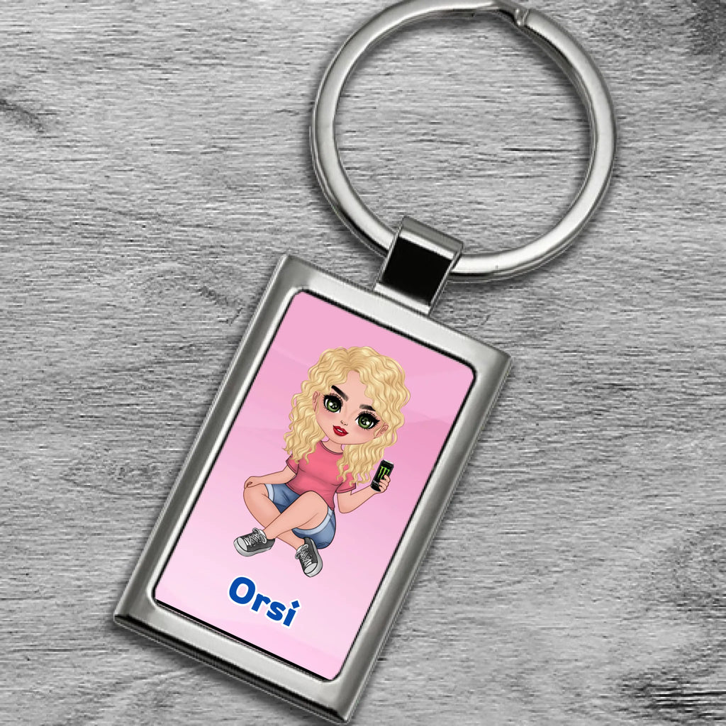 Fényképes fém kulcstartó - Ajándékverzum