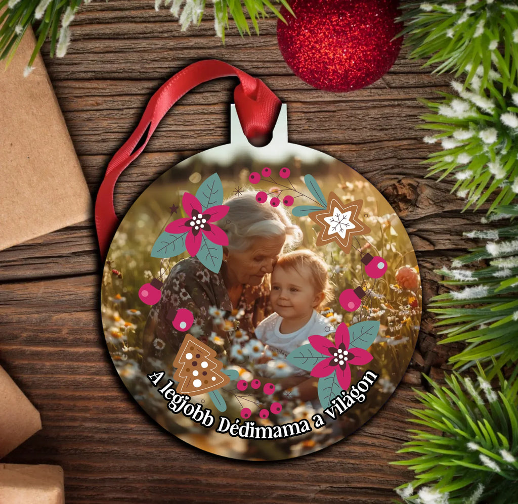 Karácsonyfadísz a Dédimamának