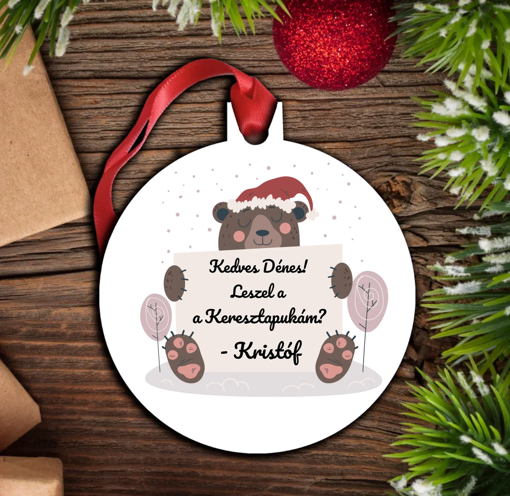 Leszel a Keresztapukám? - kedves felkérő ajándék