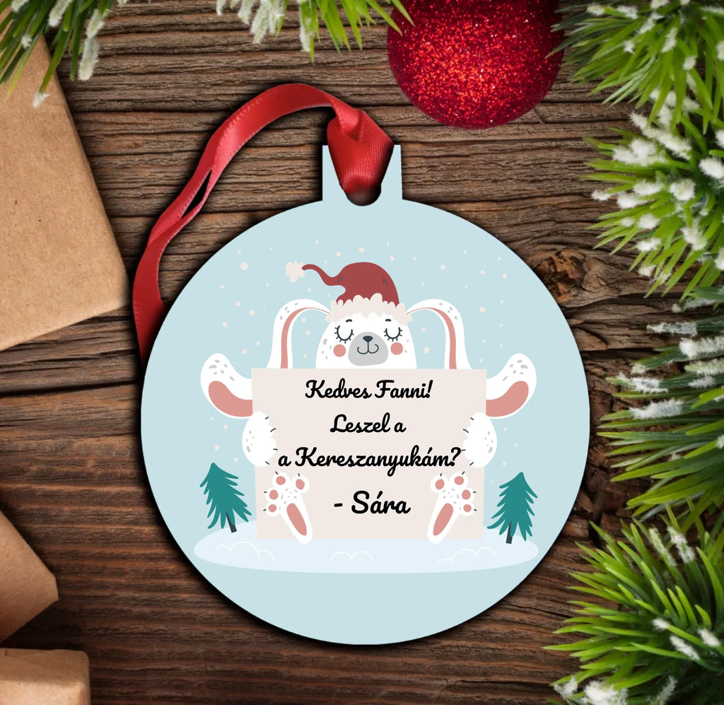 Leszel a Keresztanyukám? - kedves felkérő ajándék