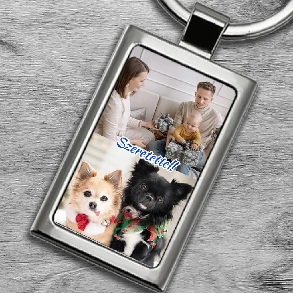 Egyedi képes kulcstartó - Ajándékverzum