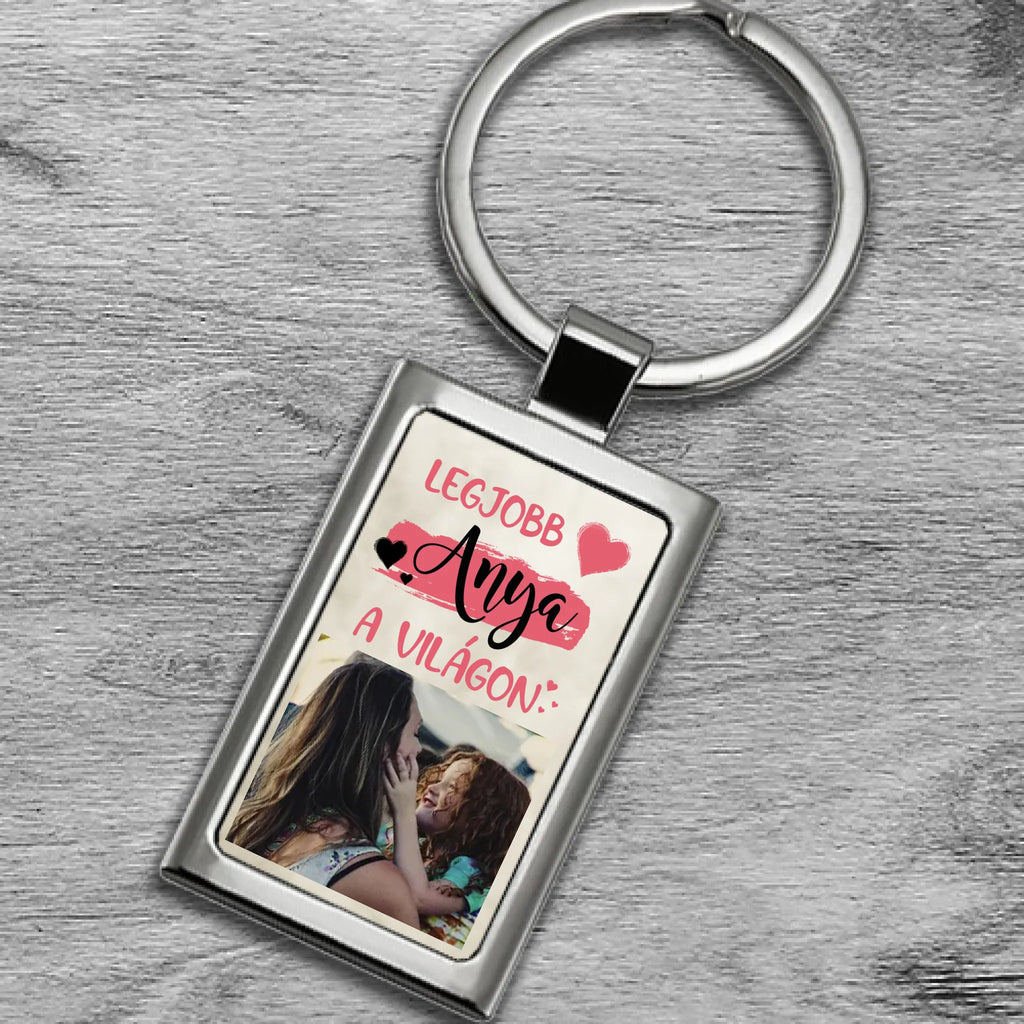 Fényképes fém kulcstartó - Ajándékverzum