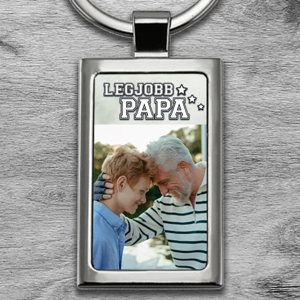 Egyedi fényképes fém kulcstartó - Ajándékverzum