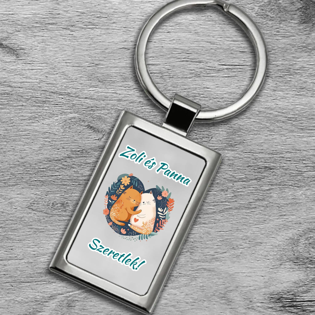 Fényképes fém kulcstartó - Ajándékverzum