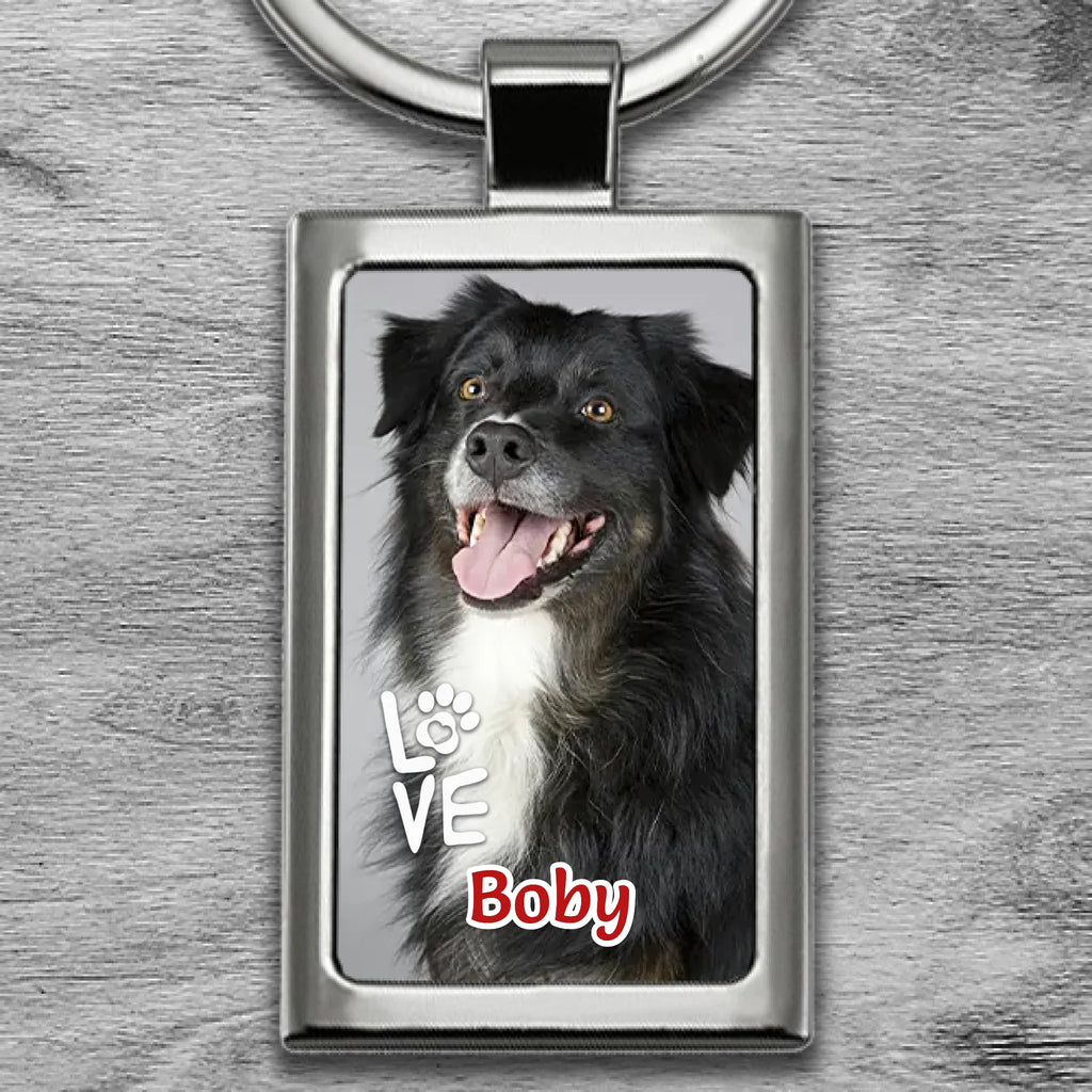 Egyedi fényképes fém kulcstartó - Ajándékverzum