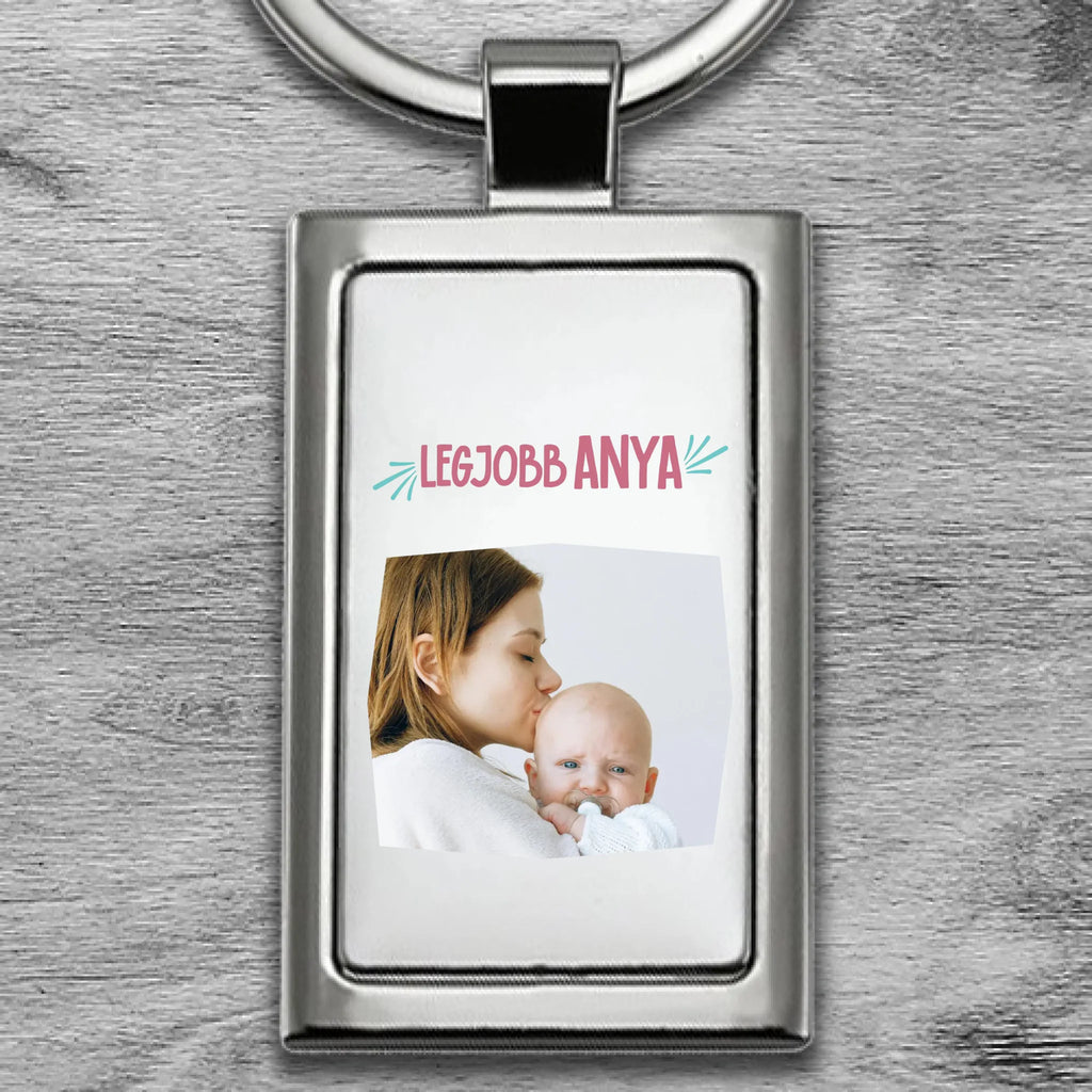 Egyedi fényképes fém kulcstartó - Ajándékverzum