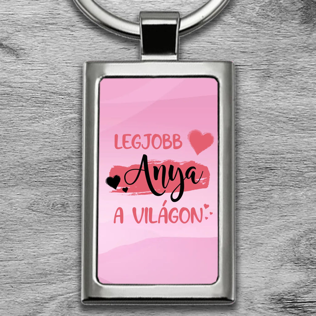 Egyedi fényképes fém kulcstartó - Ajándékverzum