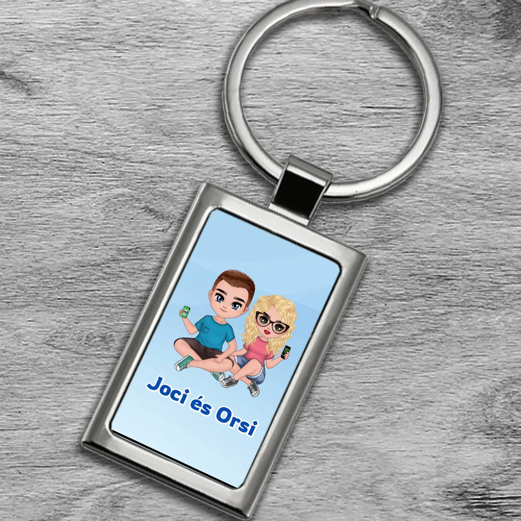 Fényképes fém kulcstartó - Ajándékverzum