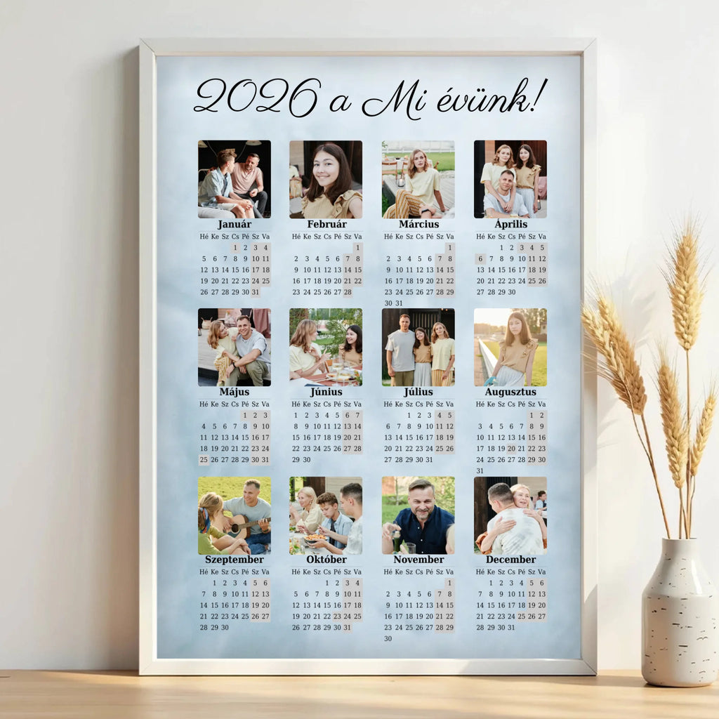 Egyedi fényképes falikép A3 méretben - Ajándékverzum