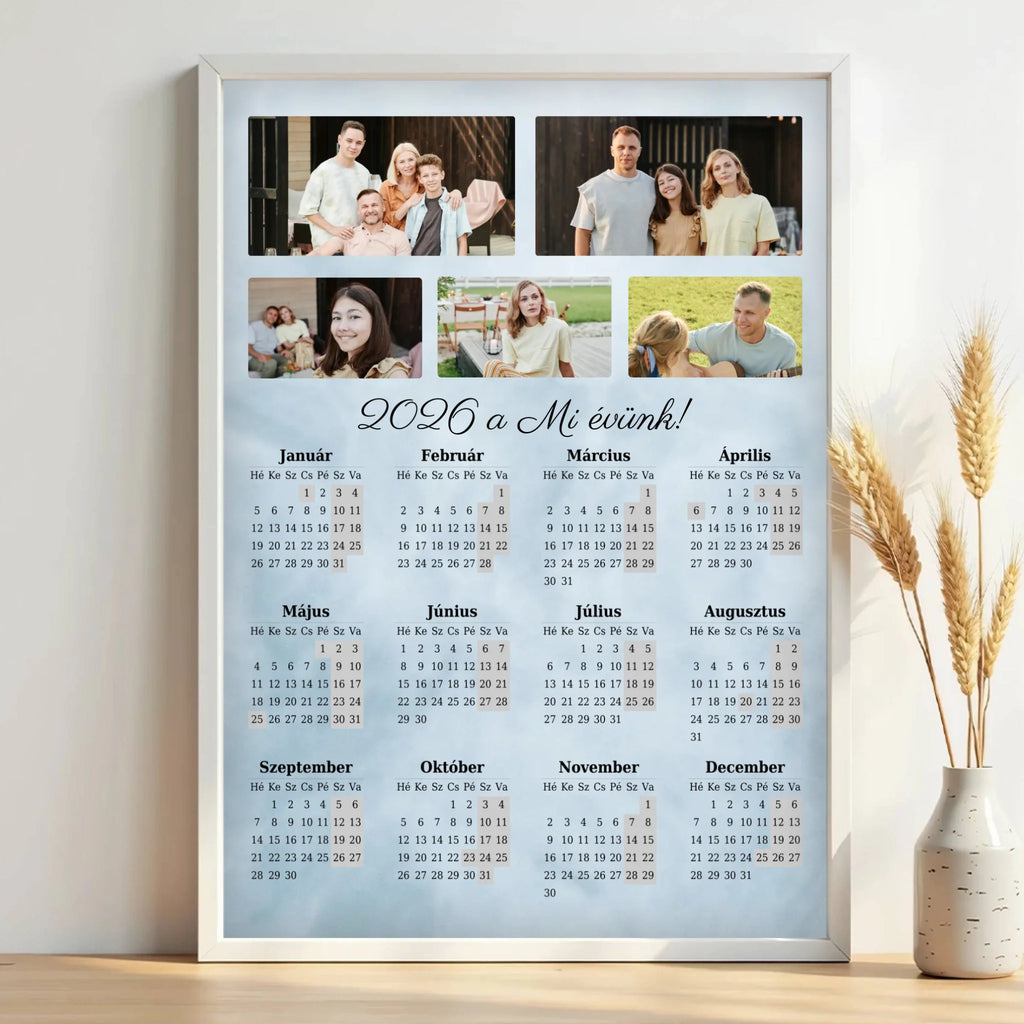 Egyedi fényképes falikép A3 méretben - Ajándékverzum
