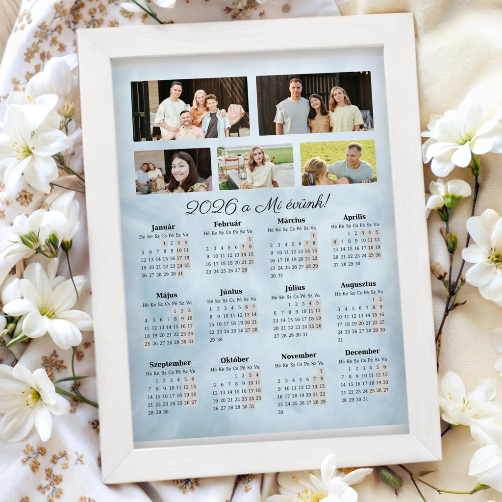 Egyedi fényképes falikép A4 méretben - Ajándékverzum